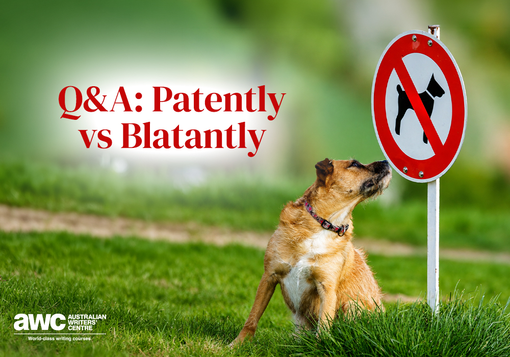 Blog Q&A Patently vs Blatantly