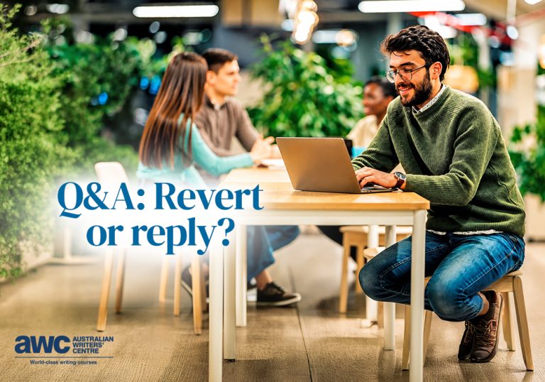 Blog Q&A Revert or reply
