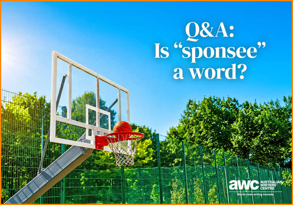 Blog Q&A Is “sponsee” a word