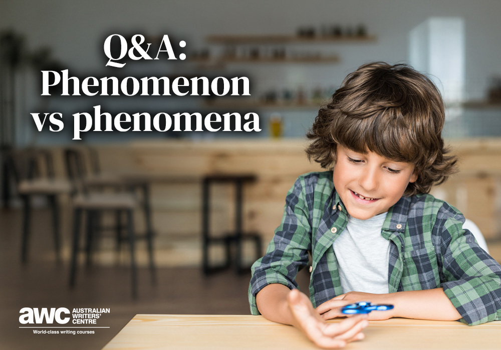 Blog Q&A Phenomenon vs phenomena