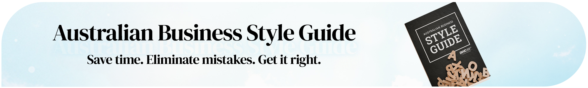 Australian Business Style Guide page banner