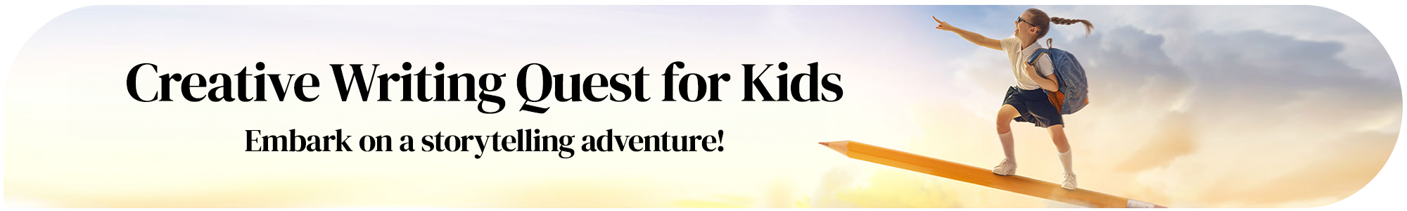KQU page banner Creative Writing Quest for Kids page banner
