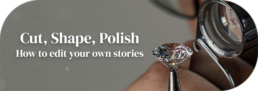 Cut, Shape, Polish page banner