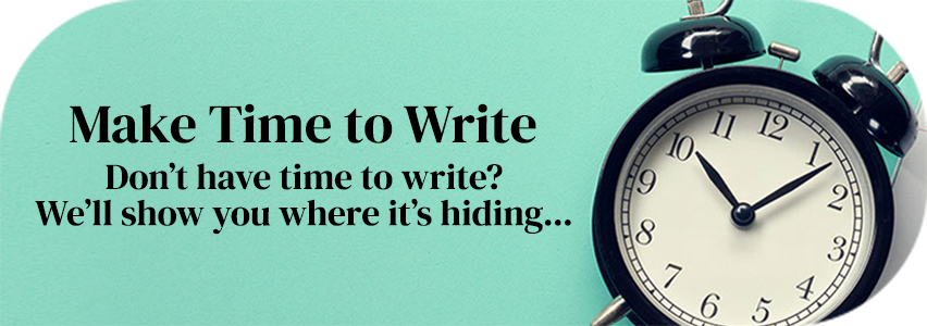 Make Time to Write page banner