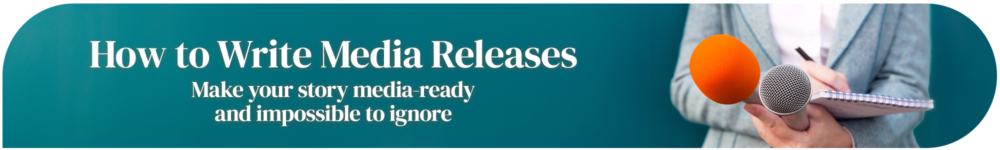 How to Write Media Releases page banner