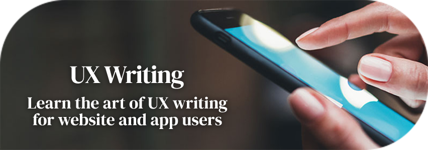 UX Writing page banner