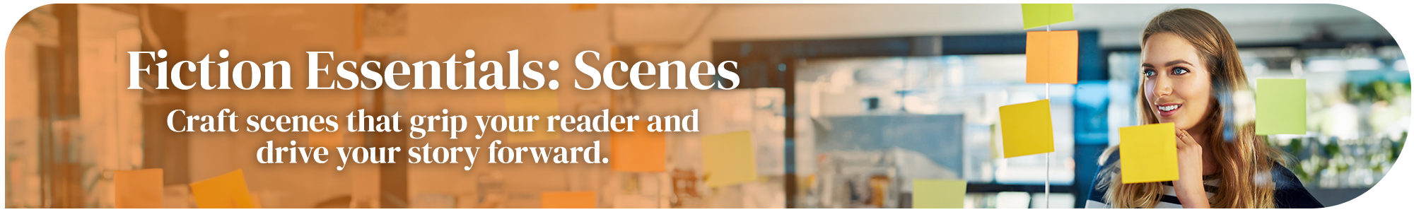 Fiction Essentials: Scenes page banner