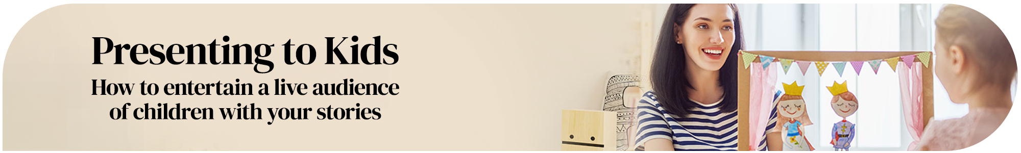 Presenting to Kids page banner