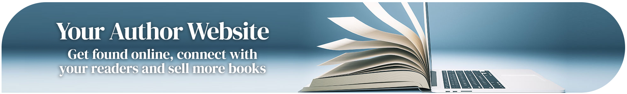 Your Author Website page banner
