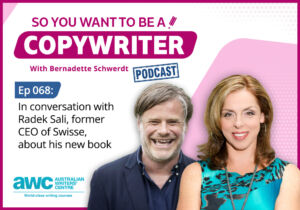 Copywriting Podcast Episode 068: In conversation with Radek Sali, former CEO of Swisse, about his new book. COPY-ep-068-landscape
