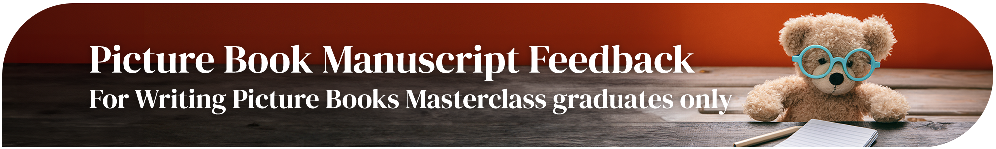 Picture Books Manuscript Feedback page banner
