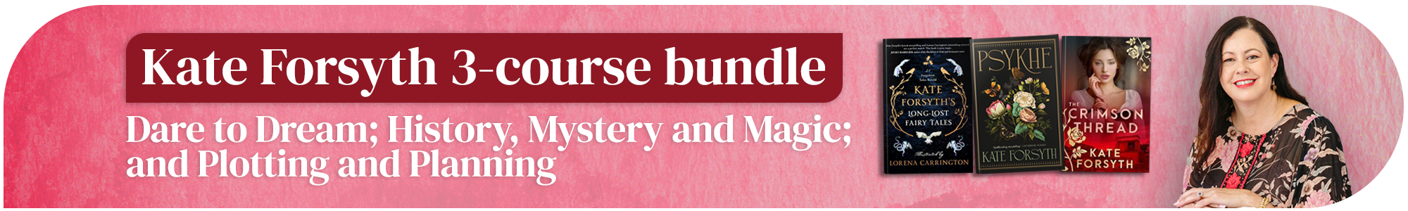 Kate Forsyth 3-course bundle page banner