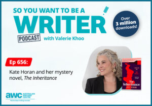 Writing Podcast Episode 656: Kate Horan and her mystery novel, 'The Inheritance' WRITER-ep-656-landscape 1