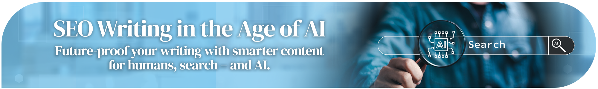 SEO Writing in the Age of AI page banner