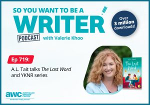 Writing Podcast Episode 719: Allison Tait talks 'The Last Word' and YKNR series WRITER-ep-719-landscape