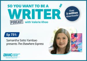 Writing Podcast Episode 731: Samantha Sotto Yambao presents 'The Elsewhere Express' WRITER-ep-731-landscape