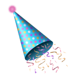 AWC 21st birthday party hat
